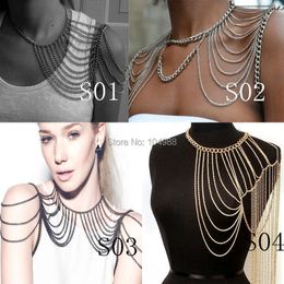 Other Fashion Accessories ARRIVALS WOMEN FASHION BODY CHAINS SHOULDER JEWELRY DIFFERENT STYLES SHOULDER CHAINS JEWELRY 3 COLORS 230607