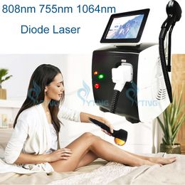 12 Bars Triple Wavelength Diode Laser Machine Permanently Hair Removal Depliation Skin Care Spa Salon Professional Use