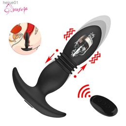 Vibrator Butt Plug for Men Anal Vibrating Prostate Massager Masturbators Sex Toys for Women Gay Dildo Cock Rings for Couples L230518