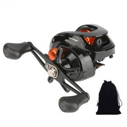 Baitcasting Reels GLS Lightweight Spool 6.3 1 Gear Ratio Metal Fishing Wheel Baitcasting Reel 8kg Max Drag Saltwater High Speed Fishing Reel 230607