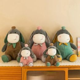 creative plush toys taro small donkey doll children's games play companion sofa throw pillow room decoration
