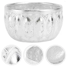 Bowls Hand Carved Bowl Housewarming Gift Kitchen Tableware Stainless Steel Mixing Dinner Household Tin Aluminum Alloy Handmade