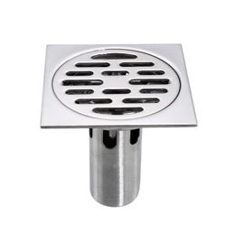 Other Bath Toilet Supplies 10*10cm Stainless Steel Floor Drains Anti-odor Drainer Bathtub Ground Leakage Shower Strainer Cover Kitchen Bathroom Accessories 230607