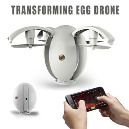 Intelligent Uav KaiDeng K130 RC Drone Foldable Transformable Egg 2.4G Selfie Drones Quadcopter 480P Wifi FPV Altitude Hold 3D Flips RTF 230607