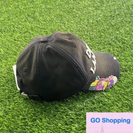 Fashion Ball Caps Hip Hop Graffiti Hat Embroidery Casual Lettering Curved Brim Vintage Baseball Cap Splash Ink Letters Printing