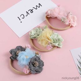 Hair Accessories Toddler Girl Headband Flower Crown Head Bands For Children Hairband Newborn Flores Enfant R230608