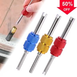 New Car Tire Valve Core Stems Remover Tools Screwdriver Universal Auto Truck Bicycle Wheel Tyre Repair Tool Dual Use Car Accessories