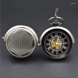 Pocket Watches WAH513 Antique Grey Colour Mechanical For Men 5 Pieces