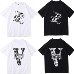 VLONE Brand printed shirts Men and Women O-neck Casual t shirts Classic Fashion Trend for Simple Street HIP-HOP Cotton Pullover DT129