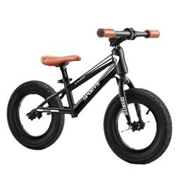 Children's Balance Car Pedalless Scooter Two-wheeled Aluminum Alloy 12-14-16 Inch Male and Female Toddler Competitive Car