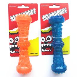 Tpr Vocal Pet Toys Strong Bite Resistant Dog Bone Chew Molar Stick Interactive Dog Toys Cleaning Teeth Puppy Accessories