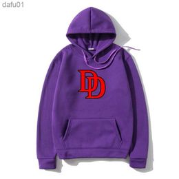 RED DAREDEVIL Outerwear MENS S M L XL RETRO Hoody Hoodys MAT MURDOCK HELL L230520