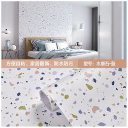 Wallpapers Style Self Adhesive Waterproof Terrazzo Peel And Stick Stickers Kitchen Countertop Home Decals Wall Sticker