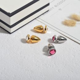 Stud Earrings Pink Cz For Women Luxury Designer Unique Cool Jewellery Spring 2023 Womens Fashion