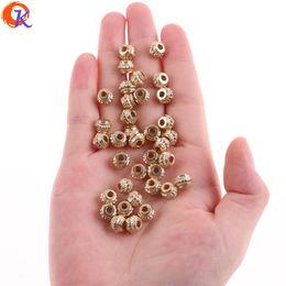 Crystal Cordial Design 6MM 1000Pcs/Lot Earring Findings/Acrylic Beads/Gold UV Plating/Wheel Shape/Hand Made/Beads Jewellery Accessories