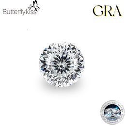 Loose Diamonds Butterflykiss Round 100 Faceted Cut 1.0-8.0 Carat D Colour Loose Stones High Quality Pass Diamond Tester With GRA 230607