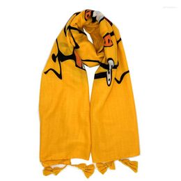 Scarves Women's Scarf Spring And Autumn Sun Protection Cotton Linen Shawl Dual-Use Summer Long Korean Style Seaside Holiday