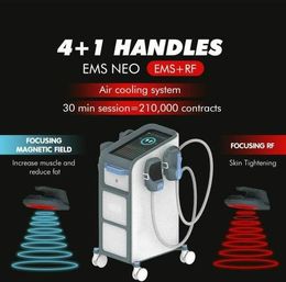 Clinic use ems sculpting neo slimming machine Fat Reduction slimming muscle lifting 4 handlesEMS Therapy Vertical Electromagnetic build muscle beauty Machine