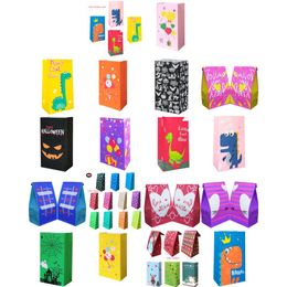 Gift Wrap Candy Bags For Birthday Wedding Bridal 13X8X24Cm Balloon Orange Pink Purple Yellow Believe Yourself Black Face Halloween E Ot3Hm