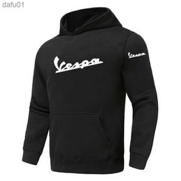 2023 Vespa Autumn Winter New Men's Micro-Label Hoodie Fashion Casual Street Sportswear Track Suit Men's Hoodie Asian S Size 3XL L230520