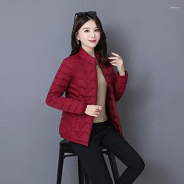 Women's Trench Coats For Women 2023 Winter Warm Thick Cotton Jackets Female Light Thin Slim Cotton-padded Clothes Chaqueta Mujer