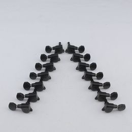 1 Set 6/7/8 Strings Guitar Machine Heads Tuners Black With Screw (#1284) Guitar Parts