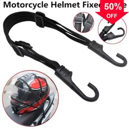 New 60cm Motorcycle Luggage Belt High-strength Elastic Trunk Strap Helmet Gear Buckle Rope Electric Vehicle Retractable Protection