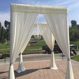 3M Square Pavilion Wedding Background Frame Props Event Party Decoration Backdrop Stand Arch Telescopic Pole Yarn Truss imake992