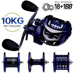 Baitcasting Reels Baitcasting Reel 181BB 7.2 1 Gear Ratio Casting Reel Smooth Metal Fishing Reel with Deep or Shallow Spool for Bass Fishing 230607