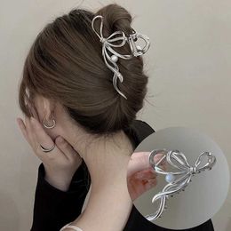 Dangle Chandelier Haimeikang Metal Shark Clip Hair Crabs Women Fashion Ponytail Hair Claws Golden Sliver Temperament Hairpin Hair Accessories Z0608