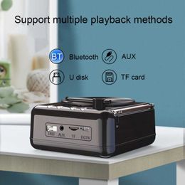 Portable Speakers Portable Portable Speaker Play Retro Speaker USB Bluetooth-compatible Record Player Stereo