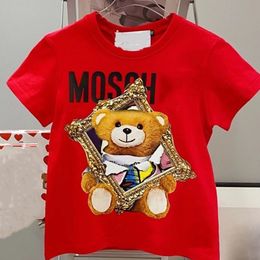 kids clothes kid designer t shirt toddler tee shirt child tshirt baby clothe 1-14 ages girls boys Short Sleeve tops luxury brand summer shirt letters best quality