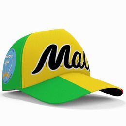 Ball Caps Mali Baseball Cap Free Custom Made Name Team Ml Hats Mli Country Fishing Travel French Malian Nation Republic Flag Headgear J230608