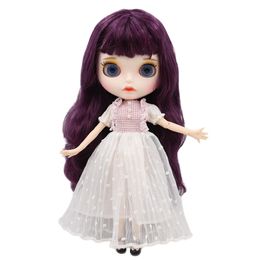 Dolls ICY DBS Blyth doll 16 bjd Matte face joint body 30cm toy girls gift 230607