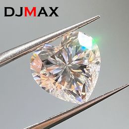 Loose Diamonds DJMAX 4-12mm Rare Heart Cut Loose Stones Real D Color VVS1 Heart Shape Certified Diamonds 230607