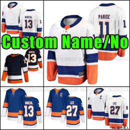 New YorkIslanders2022 Reverse Retro Hockey Jerseys 13 Mathew Barzal 27 Anders Lee 22 Mike Bossy Alternate Blue Mens Stitched Shirts S-XXXL