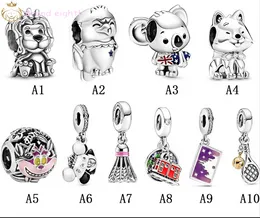 For pandora charms sterling silver beads New Animal Slide Bracelets Beads European Style Charm