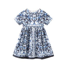 Girls Dresses design Kids for Clothes Sleeveless Children Clothing Princess Dress Summer For Baby Girl 210Y 230608