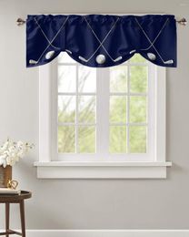 Curtain Golf Sports Theme Kitchen Curtains Balcony Adjustable Roman Blinds Small Short For Living Room