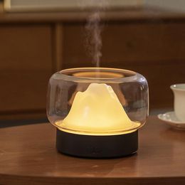 Fragrance Lamps Electric Incense Burner Bedroom Aroma Lamp Ultrasonic Air Humidifier Holder Mini Mute Home Oil MM60XXL