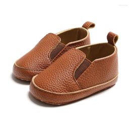 First Walkers Toddler Prewalker Shoes Infant Born Baby Boy Girl Pu Leather Casual