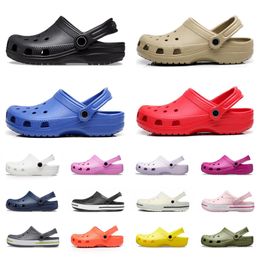 summer seaside beach sports sandal Deep Purple slippers slides classic men triple black white red Khaki bule teal green Waterproof Shoes Nursing Hospital women