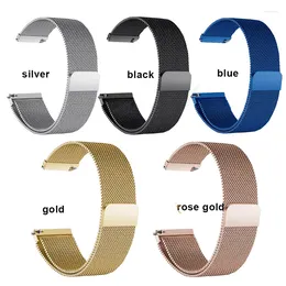 Watch Bands Magnet Milan Mesh Stainless Steel Bracelet Thin Strap 12 14 15 16 18 20 22mm Belt Metal Watchband Wristwatches Band