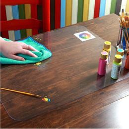 Table Mats Transparent Pvc Toy Mat Waterproof Water Placemat Writing Furniture Non-slip Protector Costers