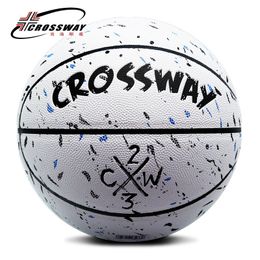 Balls s Brand CROSSWAY L702 Basketball Ball PU Materia Official Size7 Basketball Free With Net Bag Needle 230608