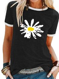 Women's T-Shirt Simple Sunflower Everyday Women's Clothing Casual T Regular Shirt Streetwear Summer Fashion Women's T-shirt Top's 230609