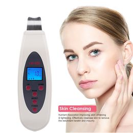 Cleaning Tools Accessories High Quality Ultrasonic Skin Scrubber Cleanser Face Acne Removal Galvanic Spa Ultrasound Peeling Clean Tone Lift 230608