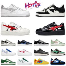 Designer Sta Casual Shoes Fashion Mens Womens Color Camo Combo Pink Shark Black Shark White Grey Black Red Black White Blue Orange Sports Sneakers Trainers
