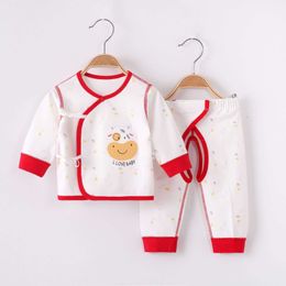 Split Suit Pure Cotton Autumn Pants Newborn Monk Full Moon Clothes Four Seasons Baby Pyjamas brand comfortale soft popular fit like a glove