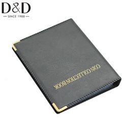 Other Home Decor D 480 Pockets Coin Collection Book Supplies 20 Pages Holder Album for 20252730mm Coins Storage 230608